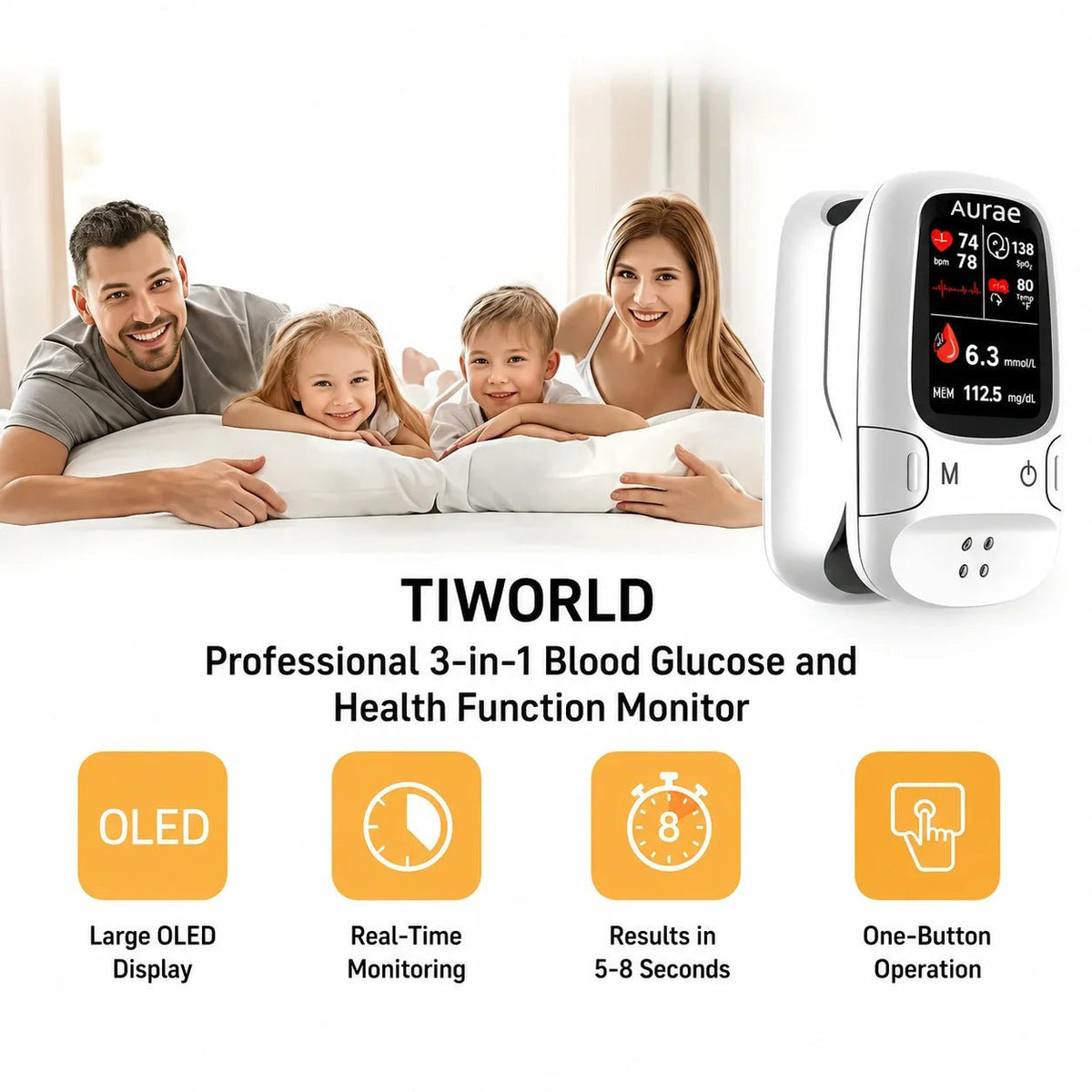 🎯 Smart Glucose Tracker | 💙 Simple & Convenient Health Monitoring