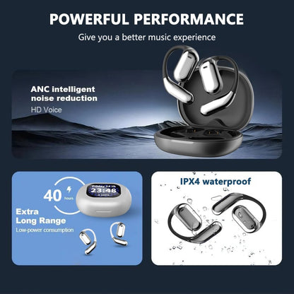 💥Final day, deals won't last!⏰🔥True Powerful Bluetooth 5.4 Open Ear Earbuds, IPX5 Waterproof