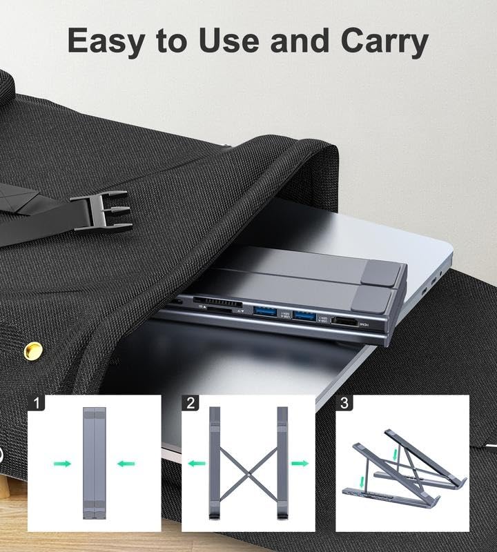 ⚡🔥 8-in-1 USB-C Laptop Stand,Best Gifts💻