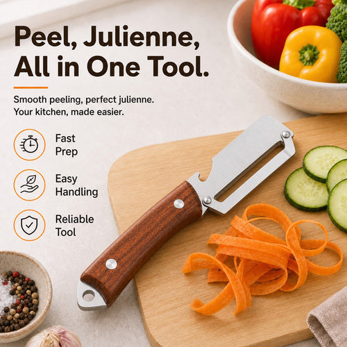 🥕 Multifunctional Kitchen Peeler | Buy 1 Get 1 Free for Fruit & Veg Prep 🔪