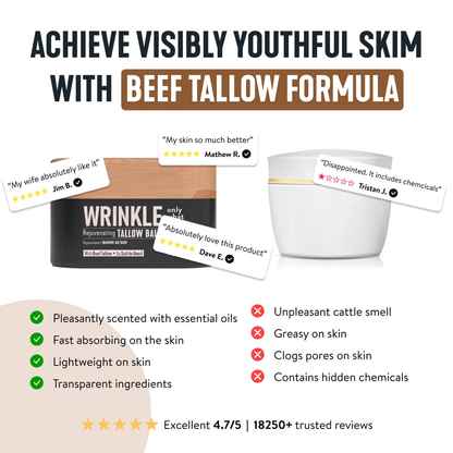💥 Buy 1, Get 1 Free💥 Wrinkle Defense Tallow Balm