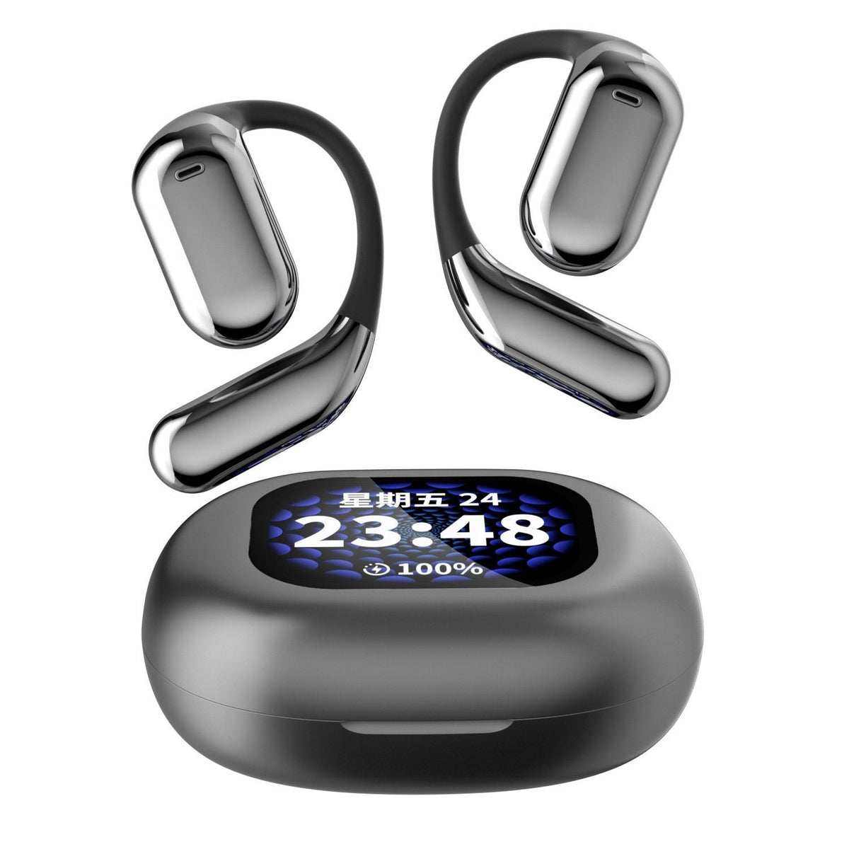 💥Final day, deals won't last!⏰🔥True Powerful Bluetooth 5.4 Open Ear Earbuds, IPX5 Waterproof