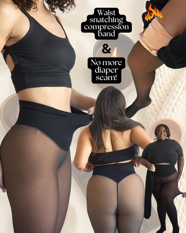 🖤  Viral One-Seam Shaping Fleece Leggings