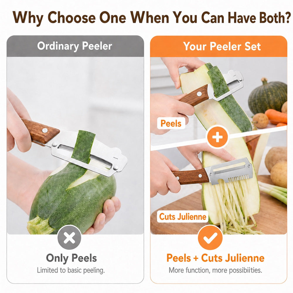 🥕 Multifunctional Kitchen Peeler | Buy 1 Get 1 Free for Fruit & Veg Prep 🔪
