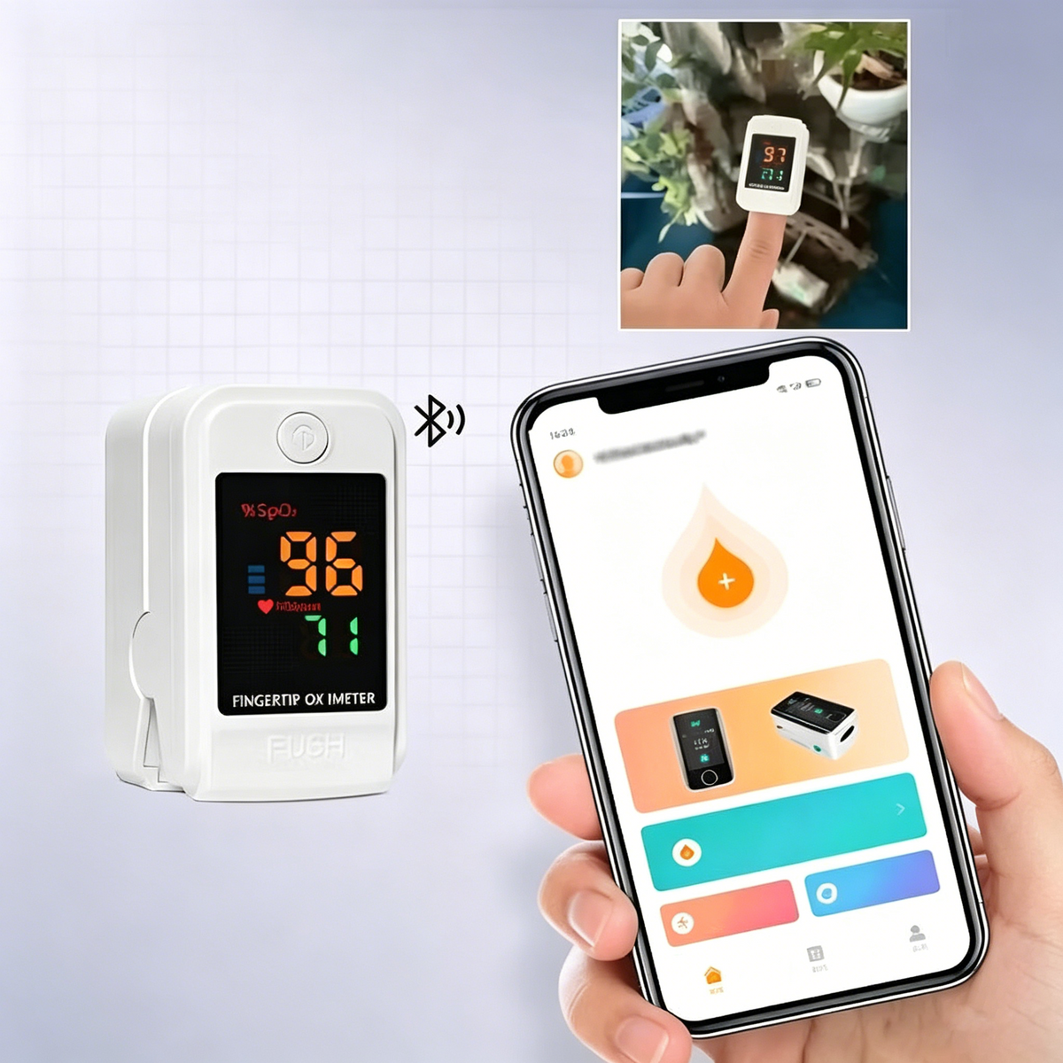 🧬 Advanced Glucose Monitor | 🌿 Easy Needle-Free Health Tracking