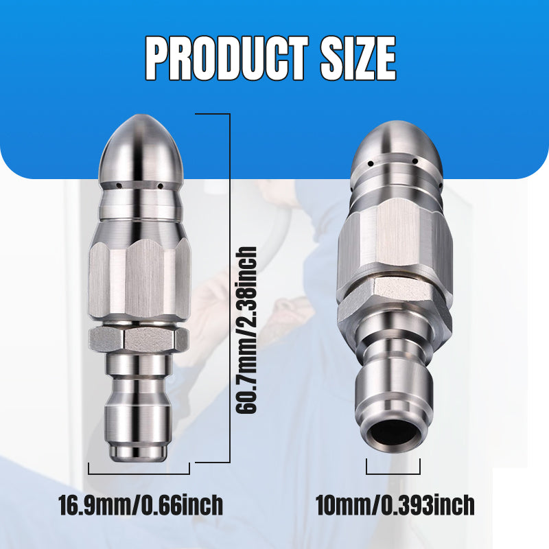 💦 Powerful Drain Unclogging Tool | Deep Pipe Cleaning