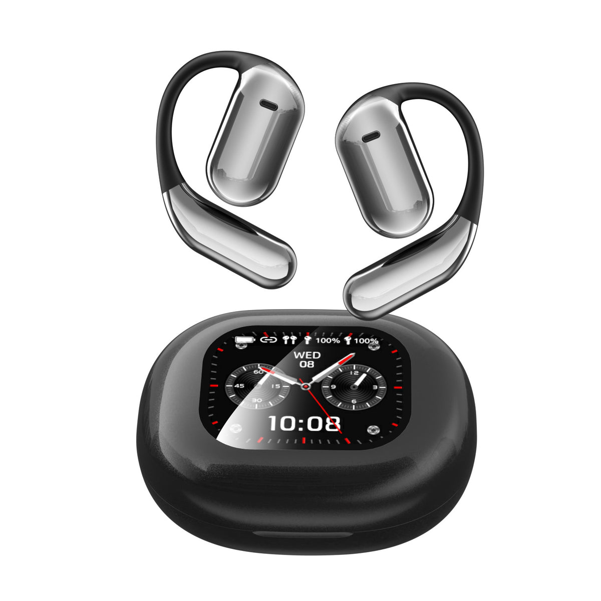 💥Final day, deals won't last!⏰🔥True Powerful Bluetooth 5.4 Open Ear Earbuds, IPX5 Waterproof