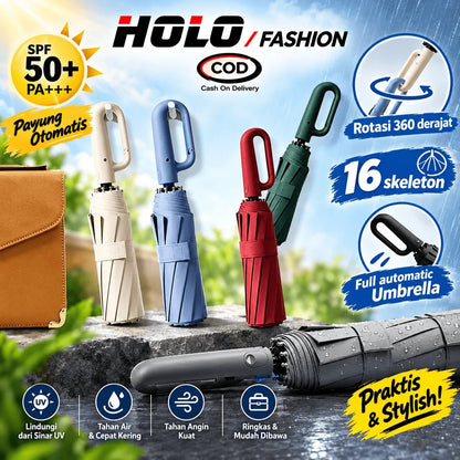 ☔Automatic Folding Umbrella – Windproof, Waterproof & Compact