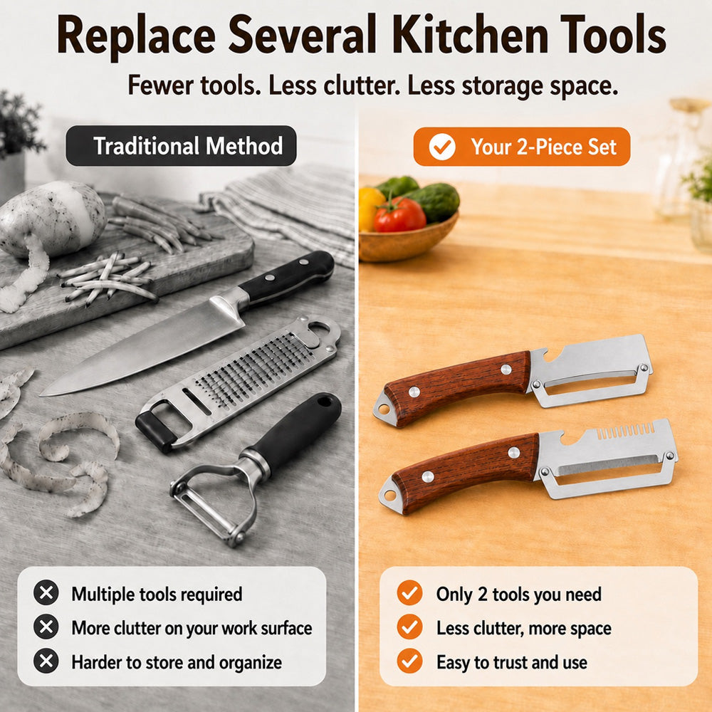 🥕 Multifunctional Kitchen Peeler | Buy 1 Get 1 Free for Fruit & Veg Prep 🔪