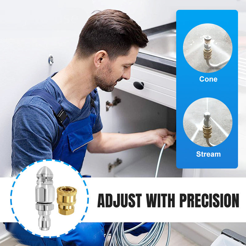 💦 Powerful Drain Unclogging Tool | Deep Pipe Cleaning