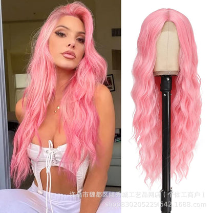 26-inch long gradient wavy wig