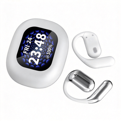 💥Final day, deals won't last!⏰🔥True Powerful Bluetooth 5.4 Open Ear Earbuds, IPX5 Waterproof