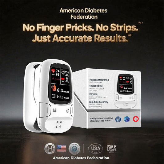 ⚡ Non-Invasive Glucose & Health Monitor | 🩸 No Finger Pricks Needed✅made in the USA✅🔥Limited stock available!🔥