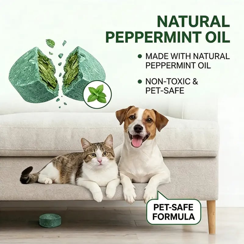 🔥LAST DAY 50% OFF🔥🌿Natural Peppermint Rodent Repellent Balls (12 Pack) 🚫Keep Rats, Mice & Pests Away Safely✅