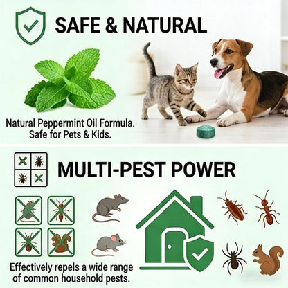 🔥LAST DAY 50% OFF🔥🌿Natural Peppermint Rodent Repellent Balls (12 Pack) 🚫Keep Rats, Mice & Pests Away Safely✅