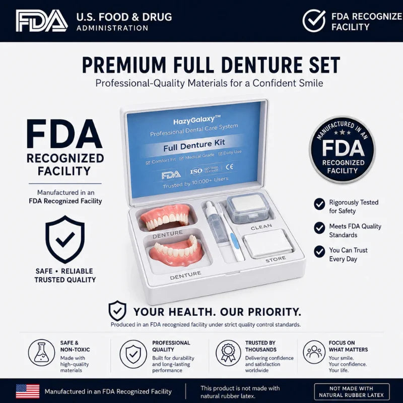 Custom-Fit Dentures -Designed for Comfort and a Natural-Looking Smile
