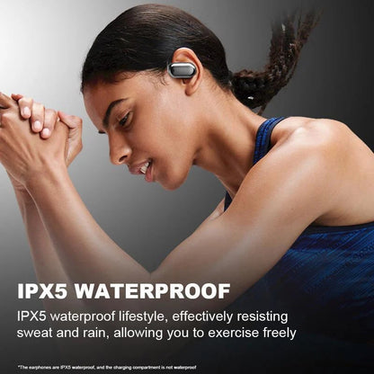 💥Final day, deals won't last!⏰🔥True Powerful Bluetooth 5.4 Open Ear Earbuds, IPX5 Waterproof